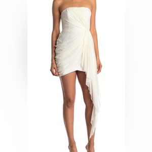 Beautiful strapless Cinq A Sept ivory dress